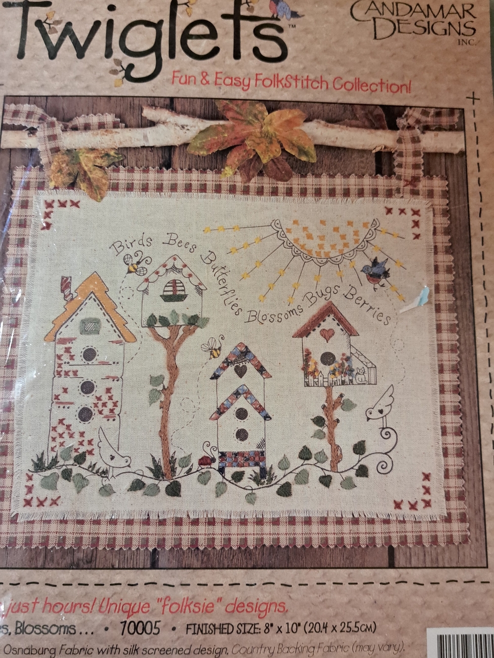 Craft Cross Stitch Kit Vintage (Lot Of 3) Dimensions W/ 2 Bonus Yarn